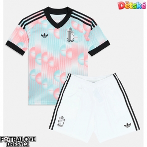 Belgie Dětské Venkovní dres komplet MS 2026 Krátký Rukáv (+ trenýrky)